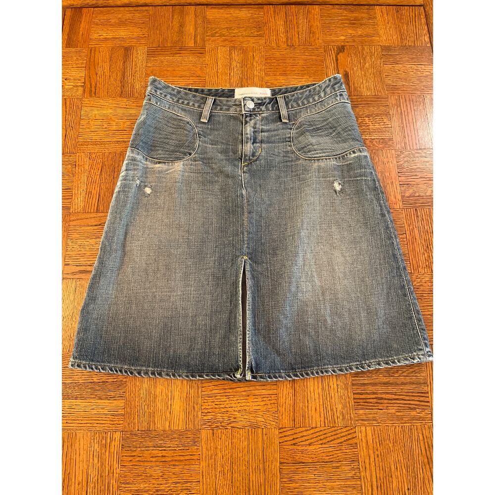 Paper denim & Cloth A Line denim skirt size 29
